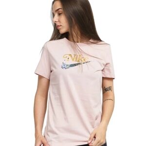 Nike Women's Pink Graphic Tee